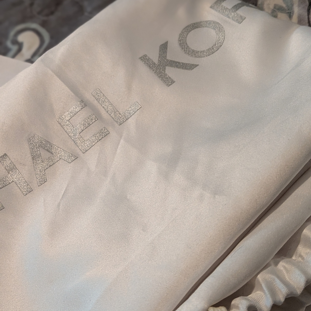 Michael Kors Silver Logo Medium  Dust Bag